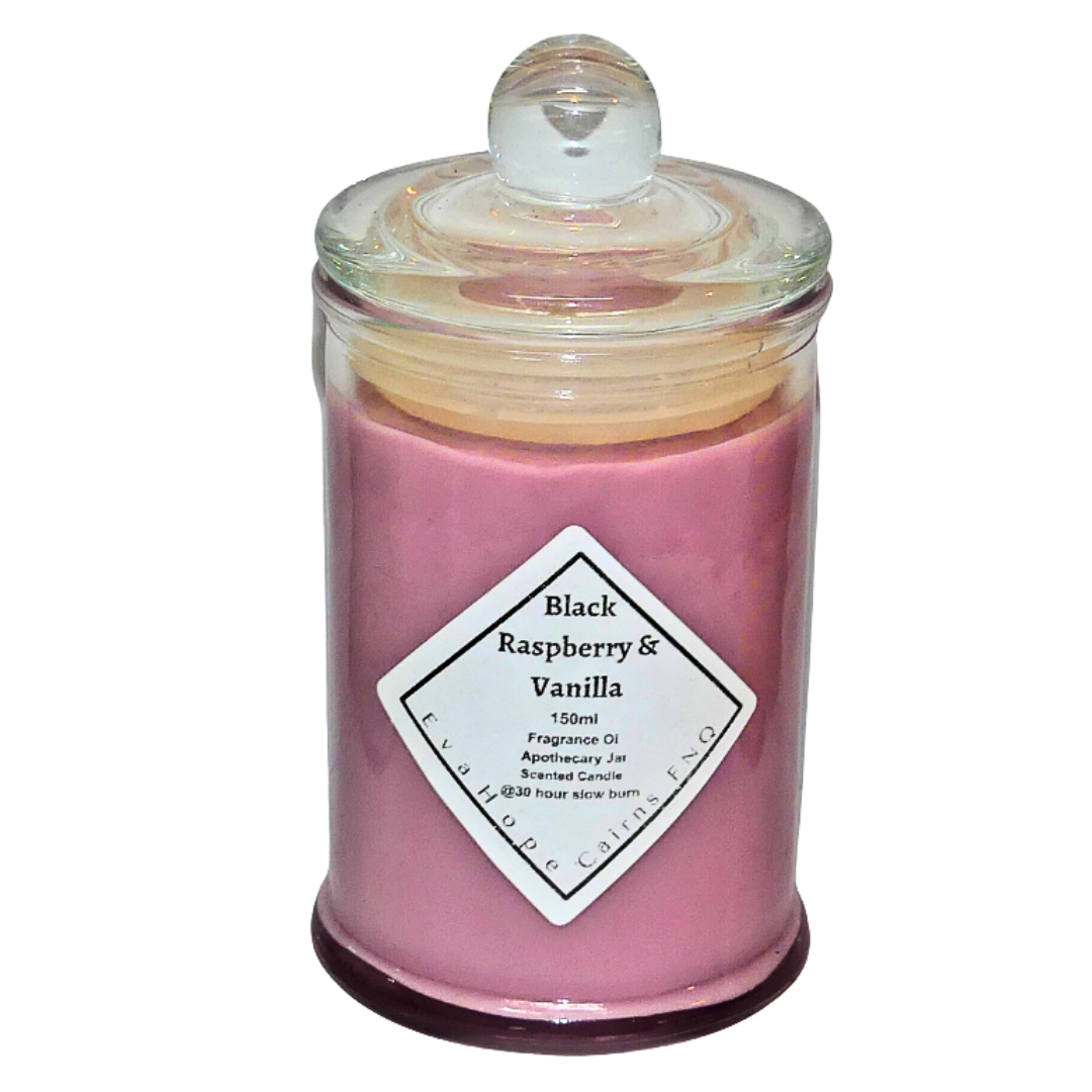 BLACK RASPBERRY & VANILLA - 150ml Soy Wax Candles