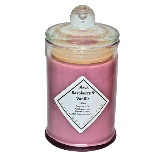 BLACK RASPBERRY & VANILLA - 150ml Soy Wax Candles