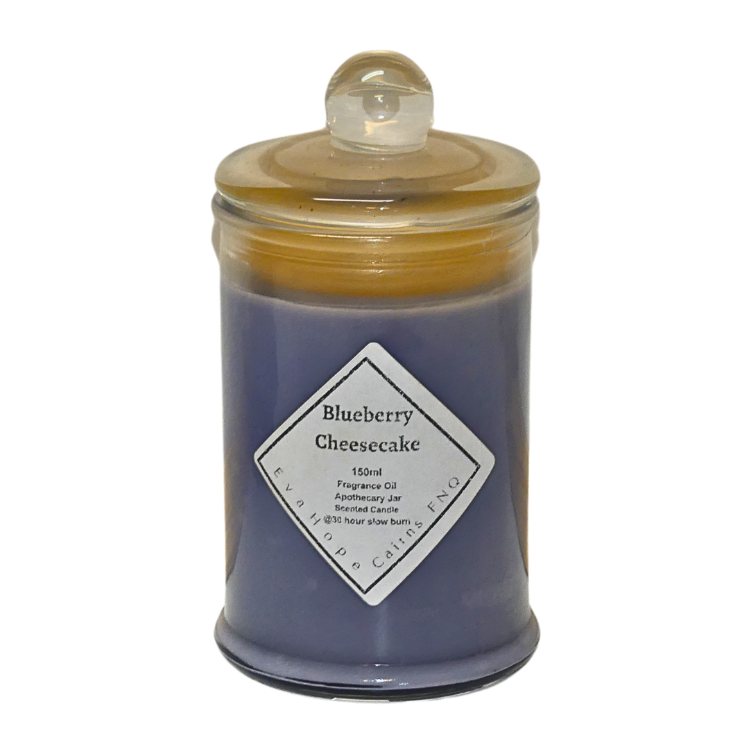 BLUEBERRY CHEESECAKE - 150ml Soy Wax Candle.