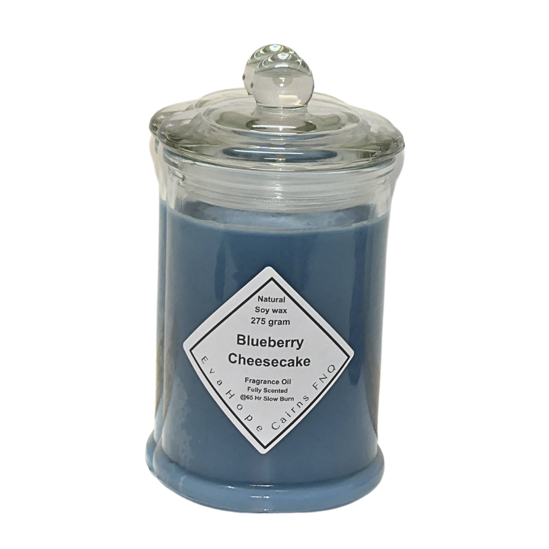 BLUEBERRY CHEESECAKE - Scented Soy Wax Candle. 350ml.