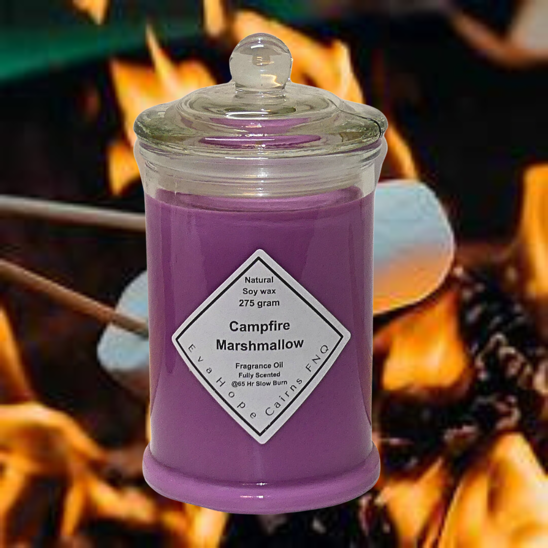 CAMPFIRE MARSHMALLOW - Soy Wax Candle. 350ml.