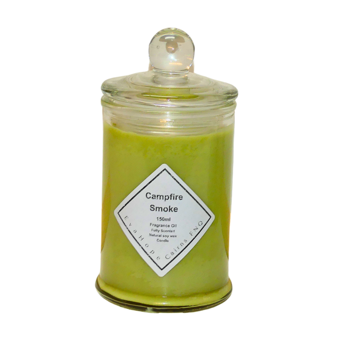 CAMPFIRE SMOKE - Scented Soy Wax Candle. 150ml