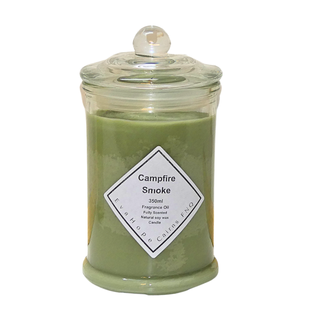 CAMPFIRE SMOKE - Scented Soy Wax Candle. 350ml.