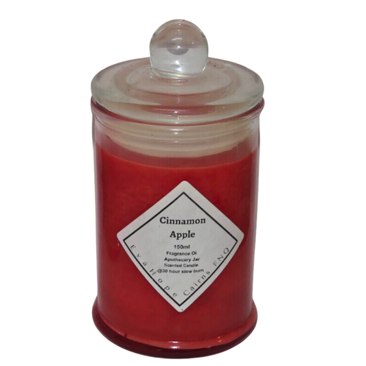 CINNAMON APPLE - Scented Soy Wax Candle 150ml