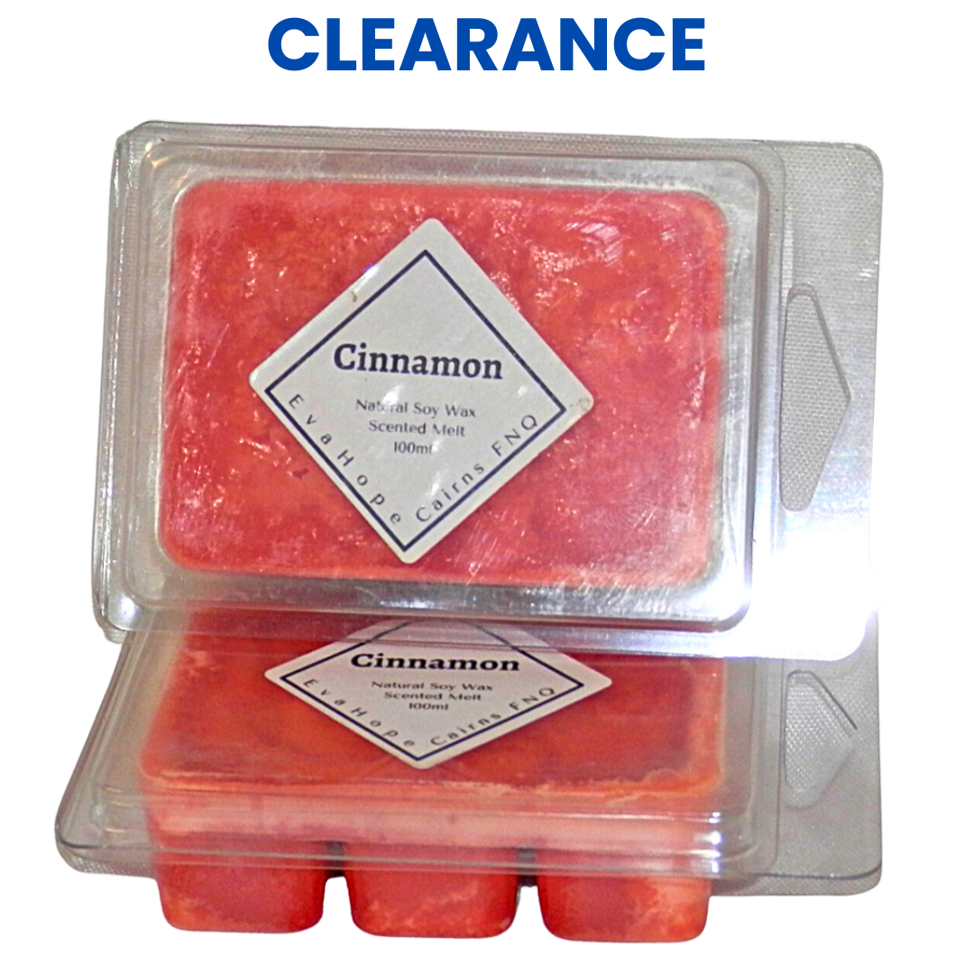 CINNAMON -  Scented Soy Wax Melts. "CLEARANCE SALE" $4.00 each