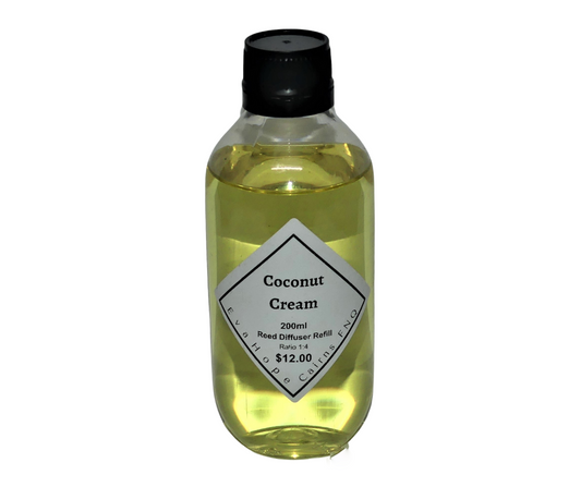 Coconut Cream 200ml Reed Diffuser Refill