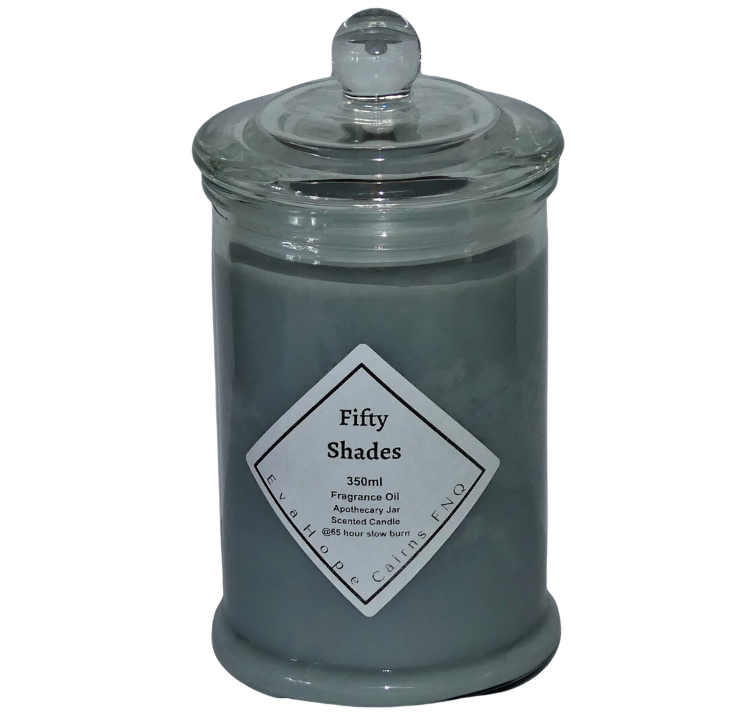 Fifty Shades 350ml Fully Scented, Natural Soy Wax @ 65 Hr slow burn