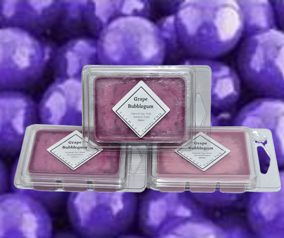 Grape Bubblegum -  80gm Natural Soy Wax Melts