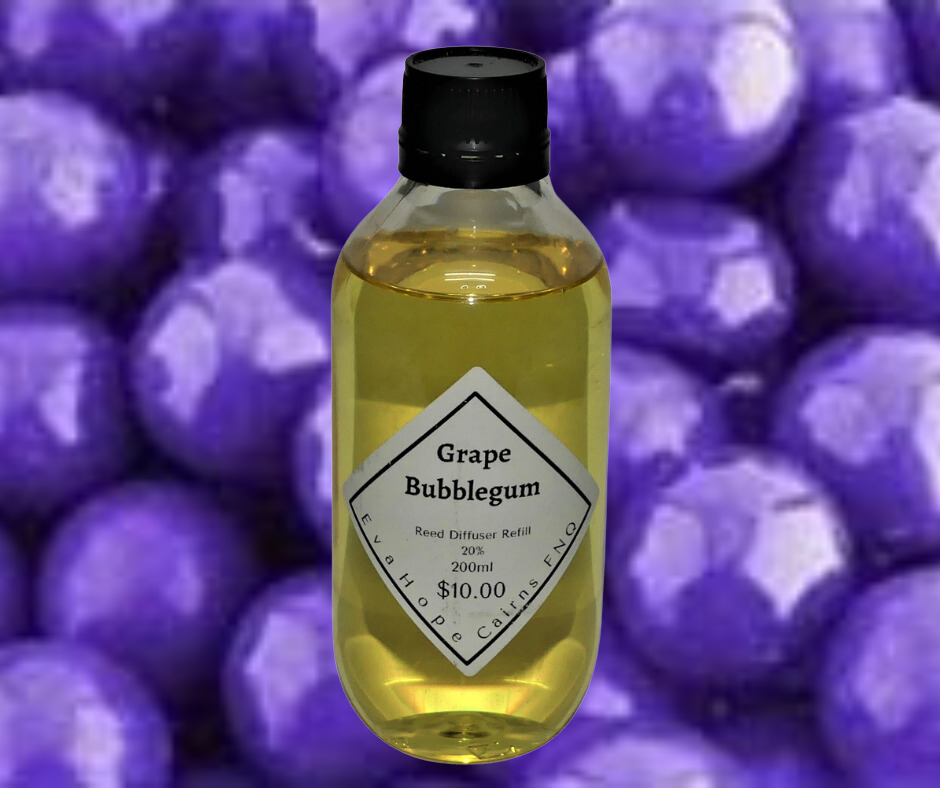 Grape Bubblegum 200ml Reed Diffuser Refill