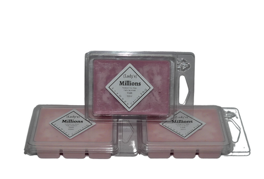 Lady's Millions -  80gm Natural Soy Wax Melts @100hr slow melt