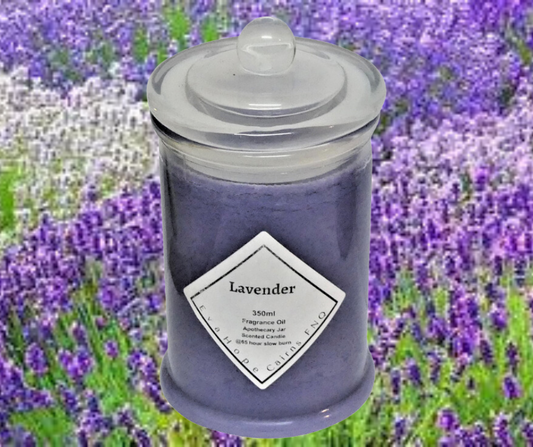 Lavender 350ml Fully Scented, Natural Soy Wax @ 65hr slow burn