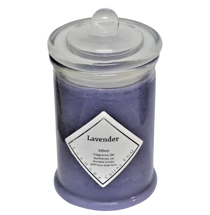 Lavender 350ml Fully Scented, Natural Soy Wax @ 65hr slow burn