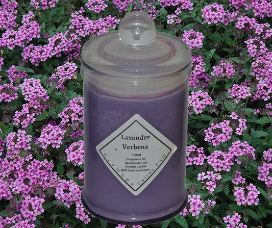 Lavender Verbena 150ml Fully Scented Natural Soy Wax @ 30hr slow burn