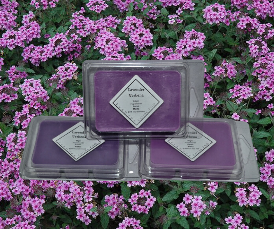 Lavender Verbena 80gm Fully Scented Natural Soy Wax Melt