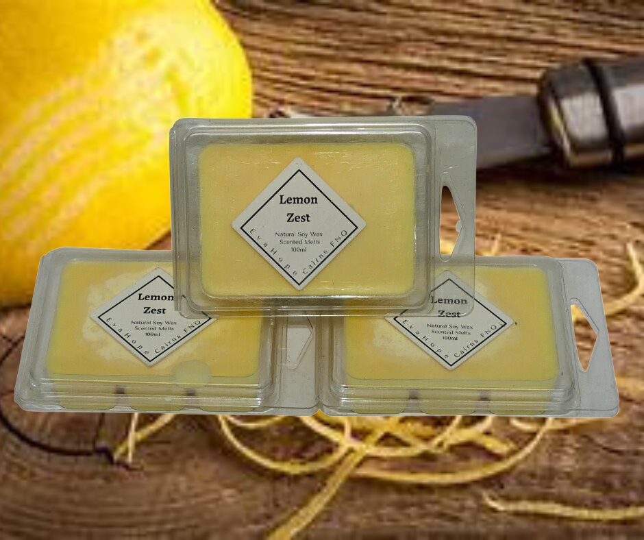 Lemon Zest -  80gm Natural Soy Wax Melts