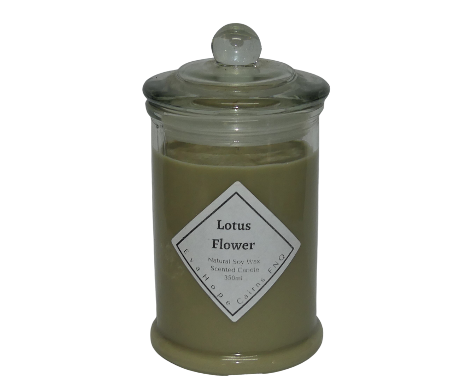 Lotus Flower 350ml Apothecary Jar