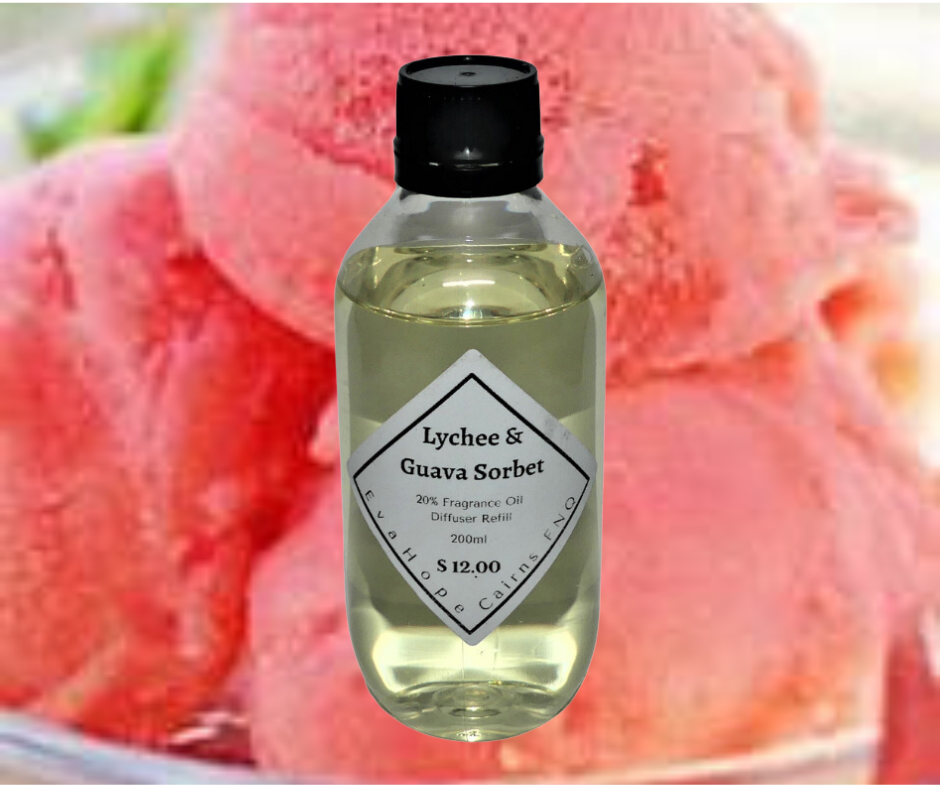 Lychee & Guava 200ml Reed Diffuser Refill