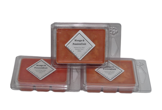 Mango & Passionfruit -  80gm Natural Soy Wax Melts