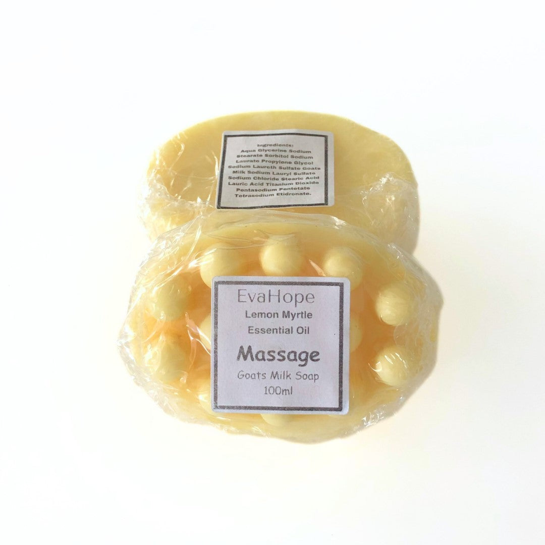 Goats Milk Massage Soap Bars (100ml) Lemon Myrtle