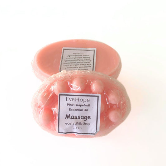 Goats Milk Massage Soap Bars (100ml) Pink Grapefruit