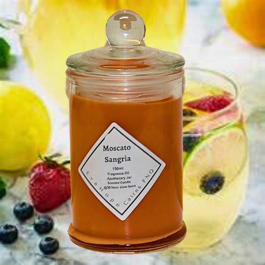 MOSCATO SANGRIA - Scented Soy Wax Candle. 150ml.