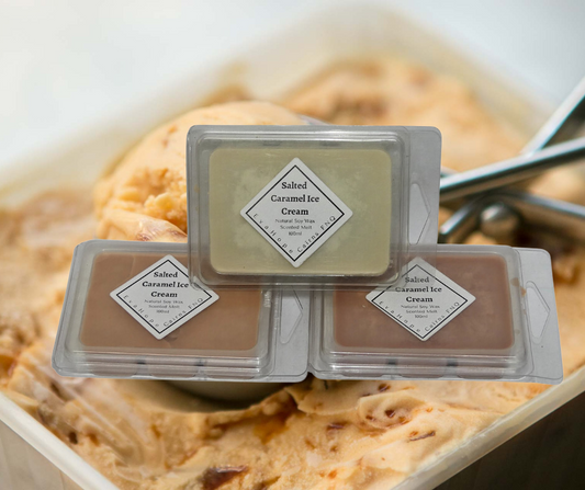 Salted Caramel Ice Cream -  80gm Natural Soy Wax Melts