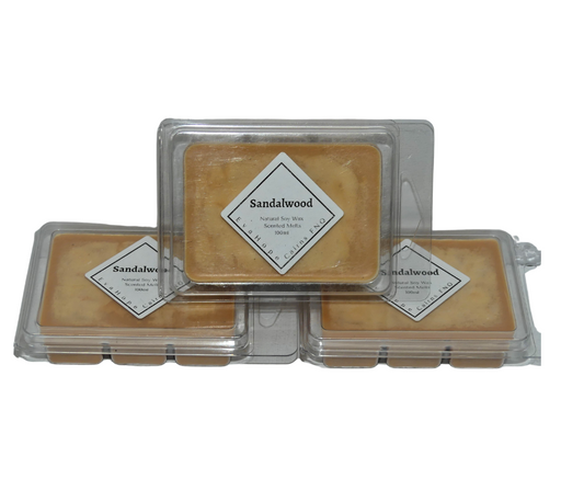 Sandalwood -  80gm Natural Soy Wax Melts