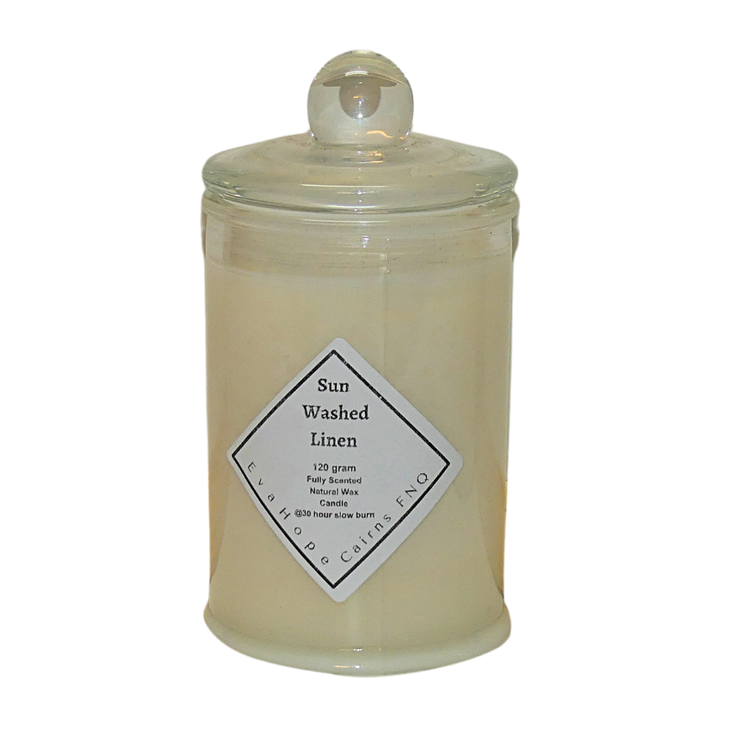 Sun Washed Linen Scented Soy Wax. 150ml