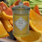 Sweet Orange 350ml Apothecary Jar Candle. @ 65 hr slow burn