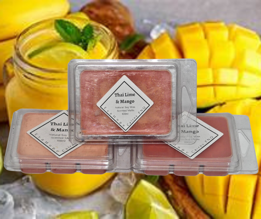 Thai Lime & Mango -  80gm Natural Soy Wax Melts