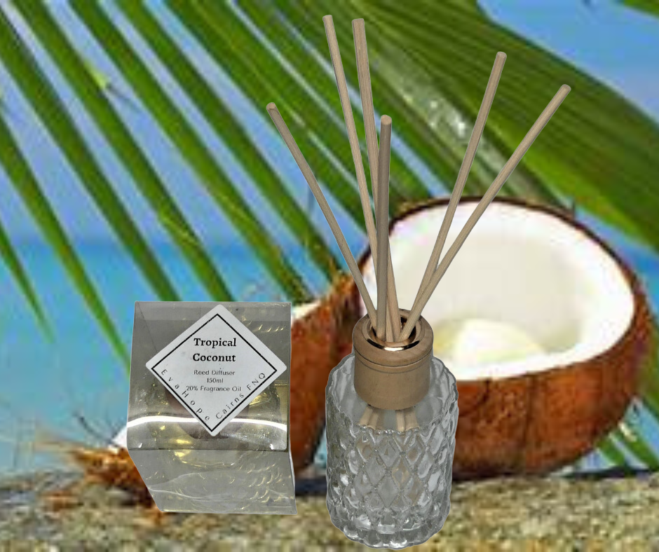 Tropical Coconut 150ml Reed Diffuser