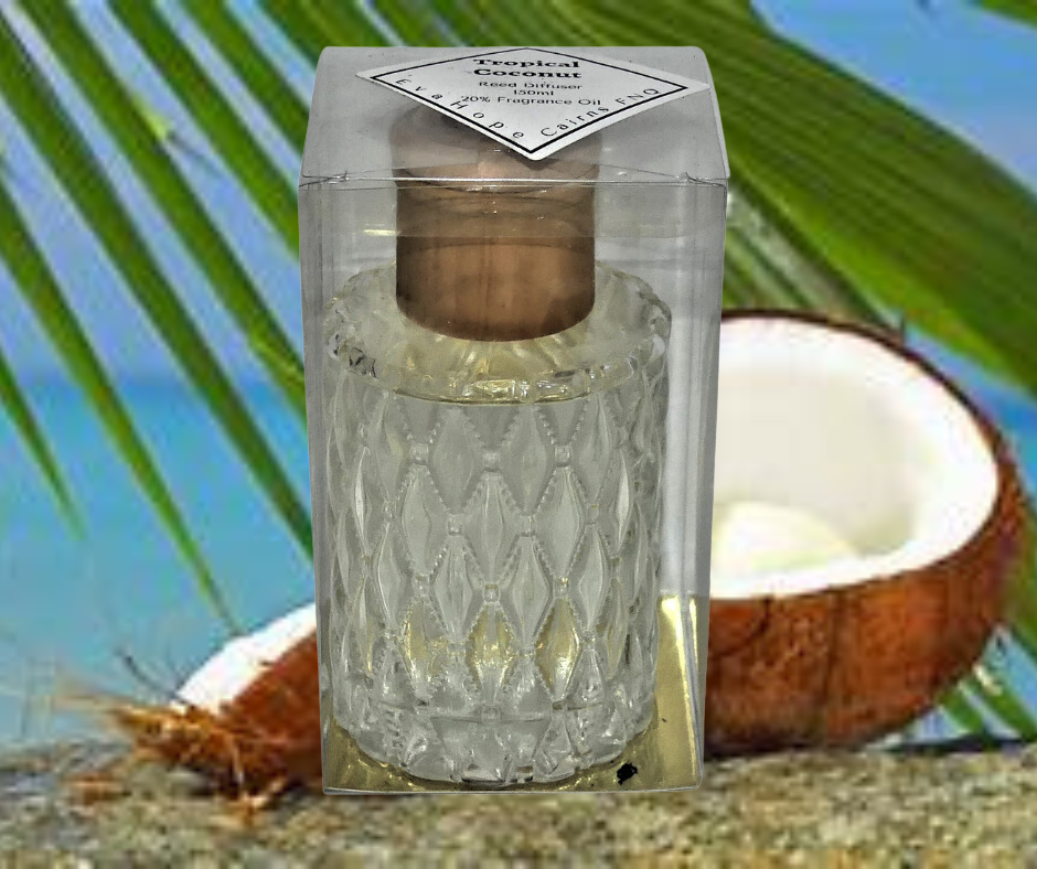 Tropical Coconut 150ml Reed Diffuser