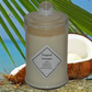 Tropical Coconut 150ml Fully Scented, Natural Soy Wax. @ 30 hr slow burn