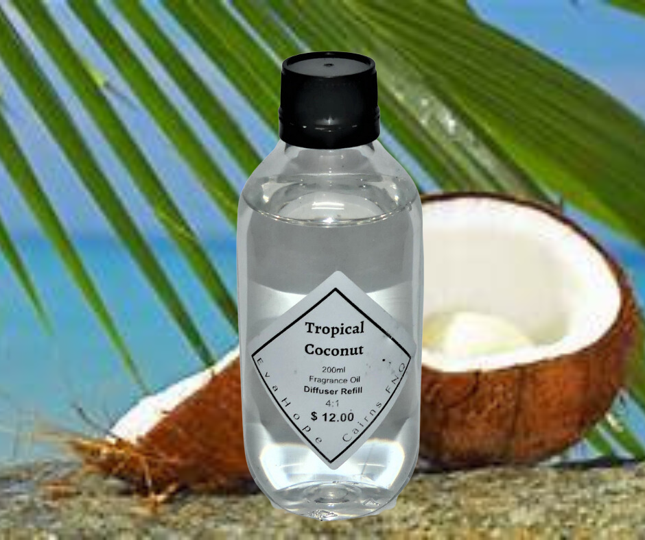 Tropical Coconut 200ml Reed Diffuser Refill