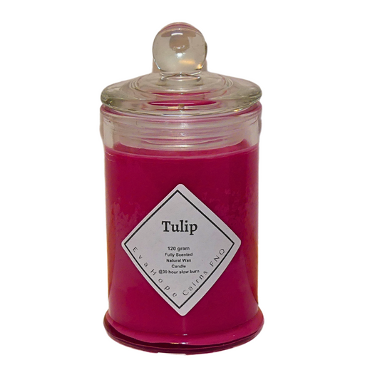 Tulip Scented Soy Wax Candle. 150ml