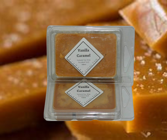 Vanilla Caramel -  80gm Natural Soy Wax Melts