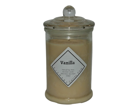 Vanilla 350ml Apothecary Jar.