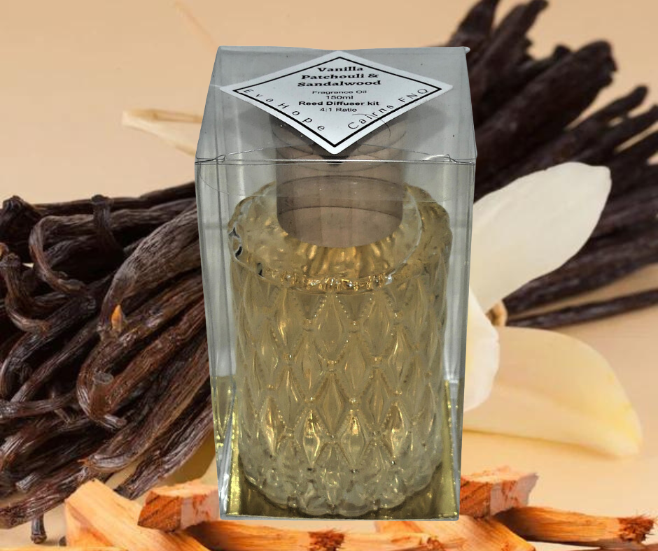 Vanilla Patchouli & Sandalwood 150ml Reed Diffuser