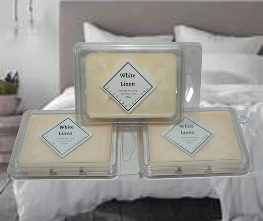 White Linen-  80gm Natural Soy Wax Melts