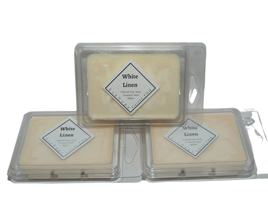 White Linen-  80gm Natural Soy Wax Melts