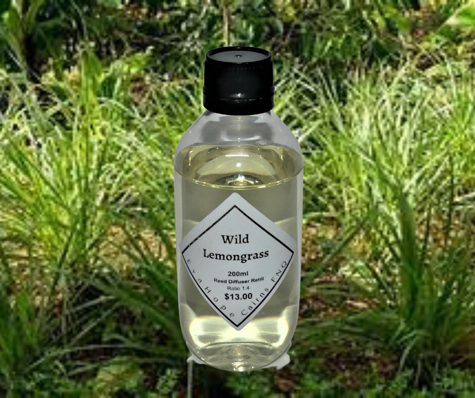 Wild Lemongrass 200ml Reed Diffuser Refill