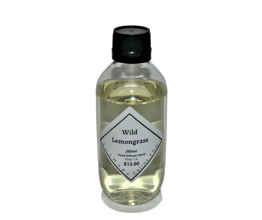 Wild Lemongrass 200ml Reed Diffuser Refill