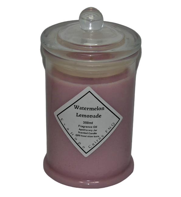 Watermelon Lemonade 350ml Fully Scented, Natural Soy Wax. @ 65 hr slow burn